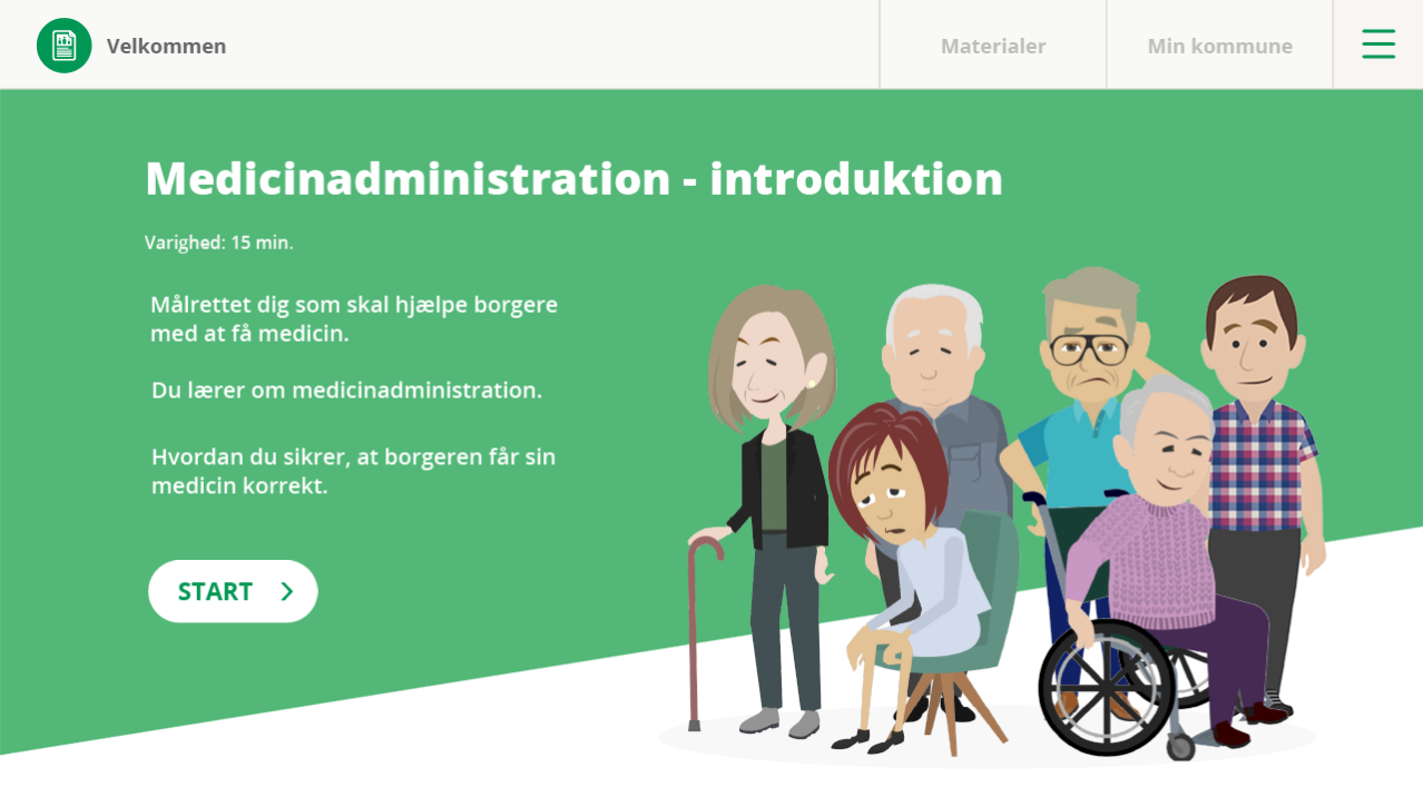 Billede af et kursus om medicinadministration